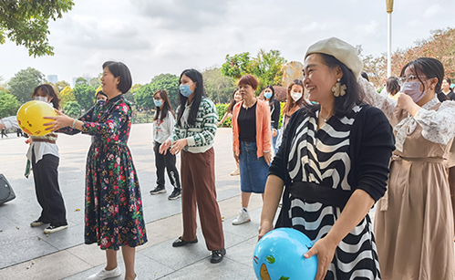 完美体育女神节海珠湖公园康养运动回首